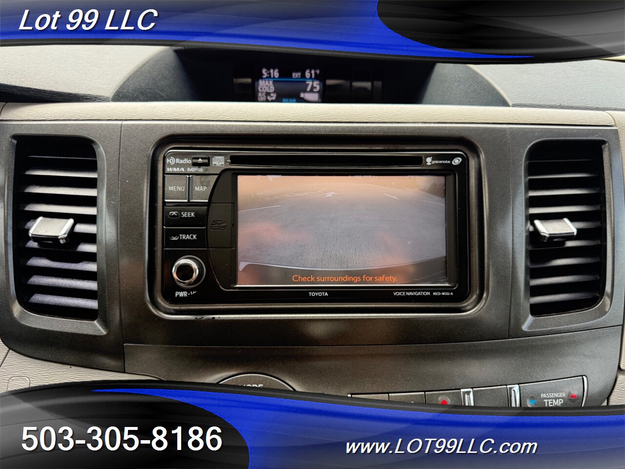 2014 Toyota Sienna SE Side Ramp WHEELCHAIR VAN 6-Passenger Leather  DVD Sunroof Power Ramp - Photo 21 - Milwaukie, OR 97267