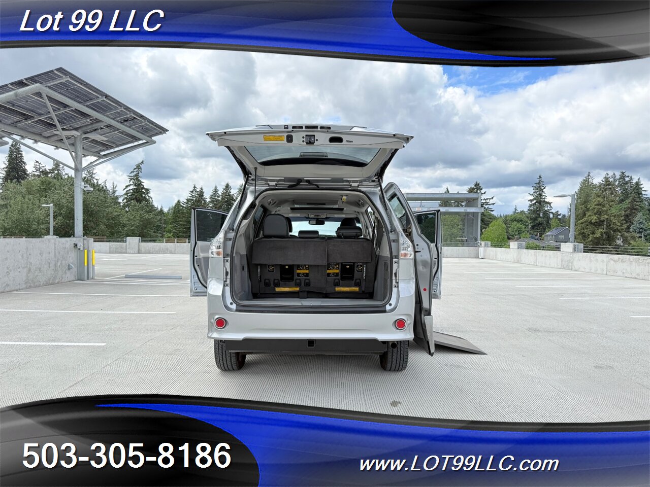 2014 Toyota Sienna SE Side Ramp WHEELCHAIR VAN 6-Passenger Leather  DVD Sunroof Power Ramp - Photo 35 - Milwaukie, OR 97267