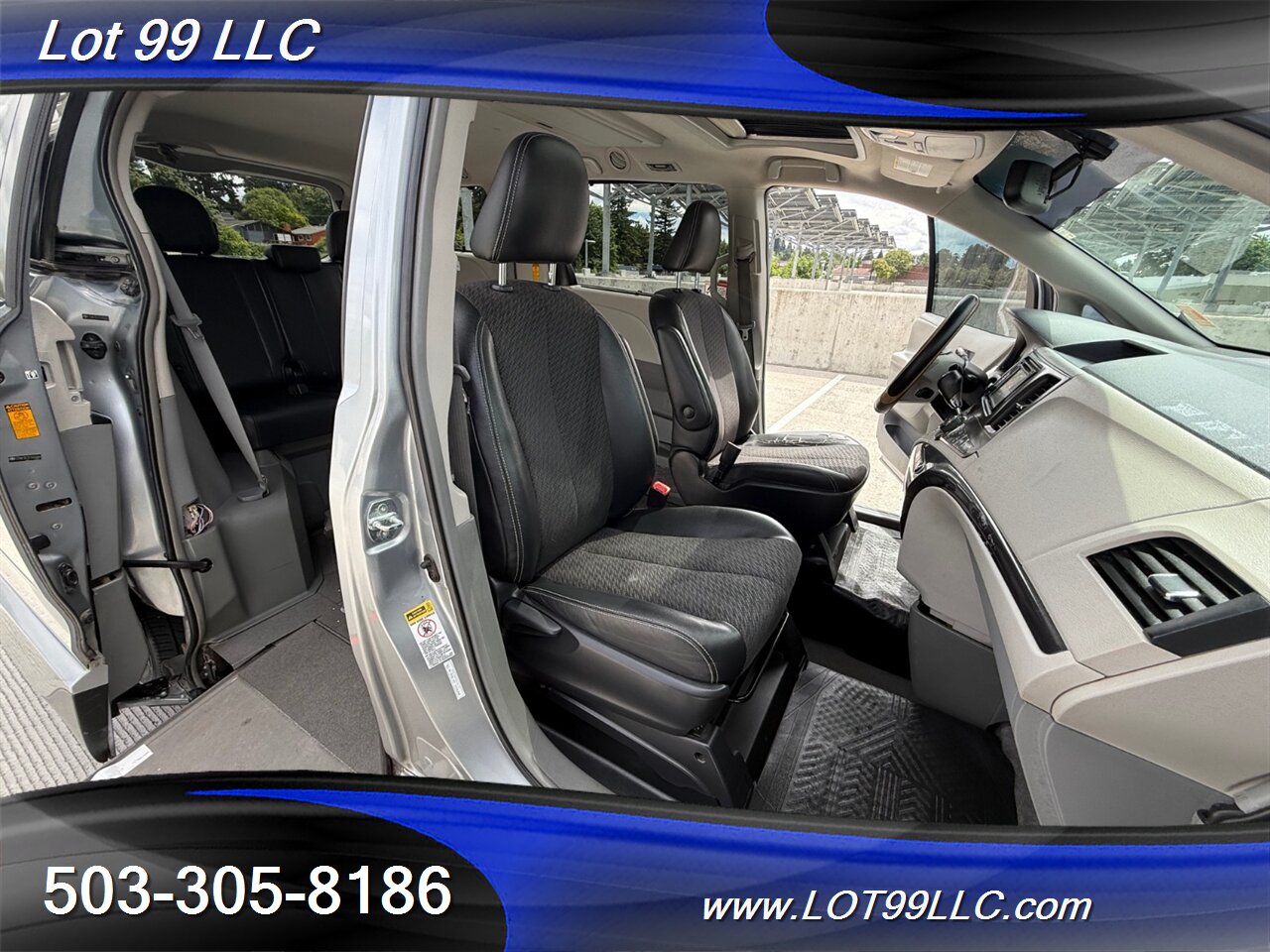2014 Toyota Sienna SE Side Ramp WHEELCHAIR VAN 6-Passenger Leather  DVD Sunroof Power Ramp - Photo 22 - Milwaukie, OR 97267