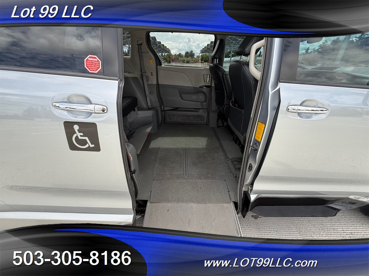 2014 Toyota Sienna SE Side Ramp WHEELCHAIR VAN 6-Passenger Leather  DVD Sunroof Power Ramp - Photo 47 - Milwaukie, OR 97267