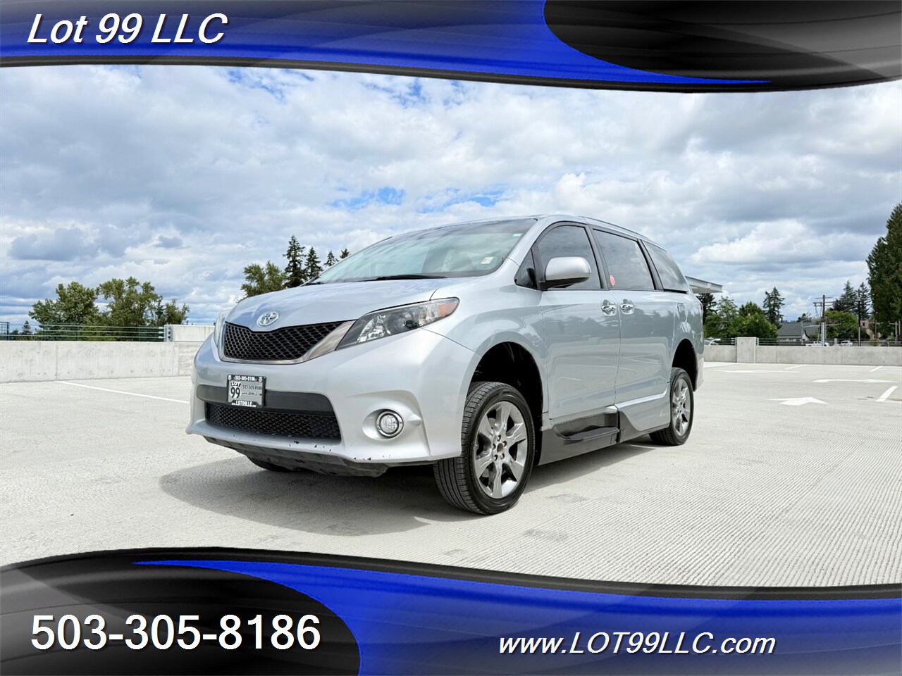 2014 Toyota Sienna SE Side Ramp WHEELCHAIR VAN 6-Passenger Leather  DVD Sunroof Power Ramp - Photo 6 - Milwaukie, OR 97267