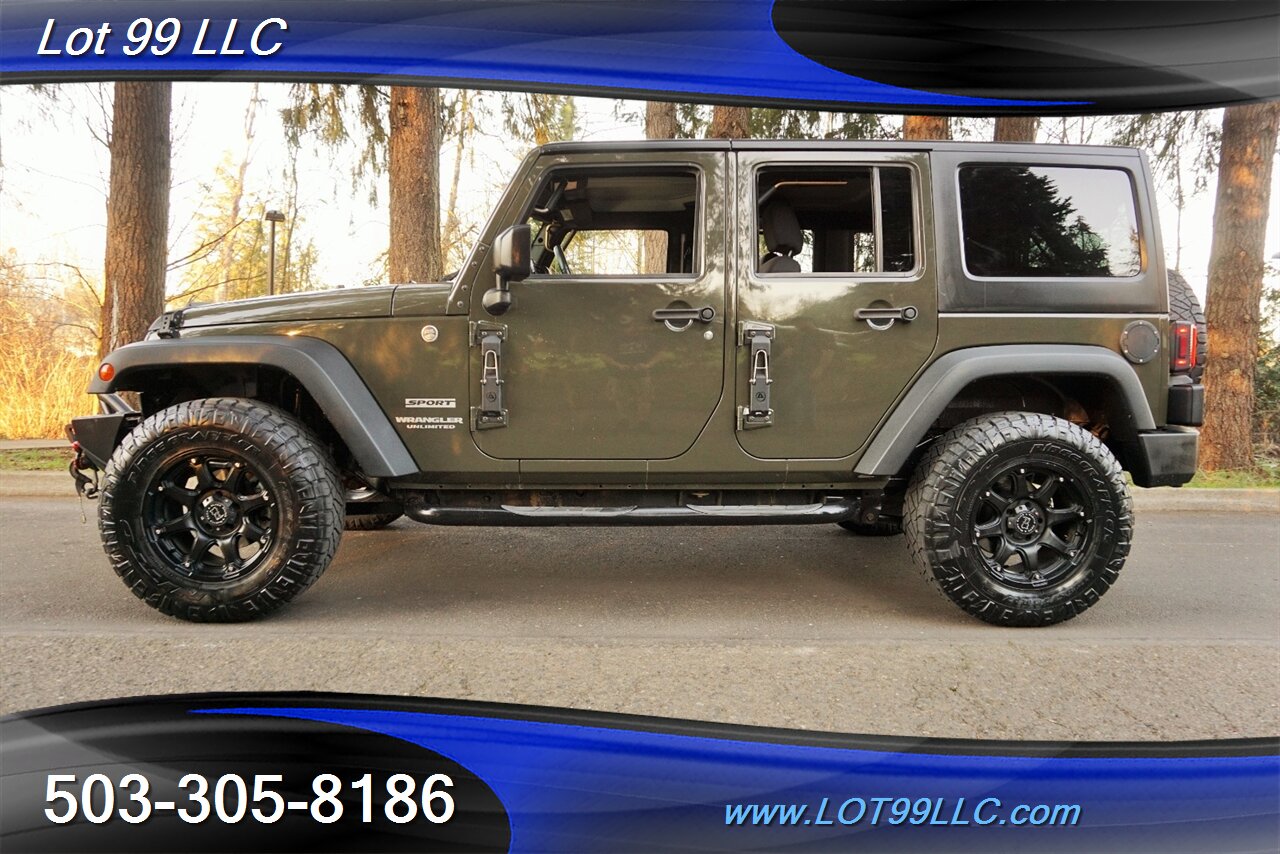 2015 Jeep Wrangler Unlimited Sport 4X4 V6 Auto WINCH Premium Wheels   - Photo 1 - Milwaukie, OR 97267