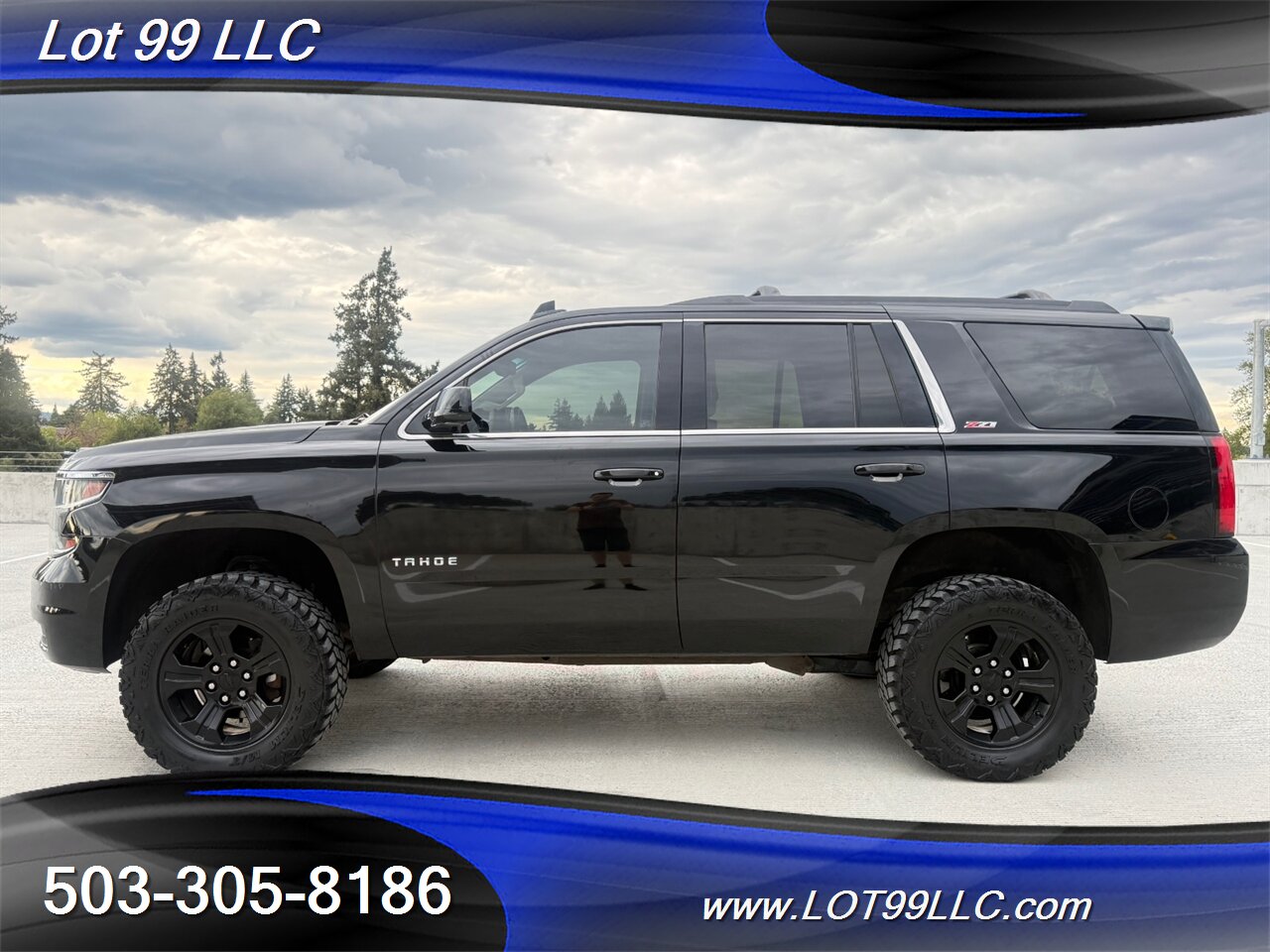 2017 Chevrolet Tahoe LT  Z71 4x4 126k LIFTED 33 " Offroad Tires Quad  Buckets (Captains) 3rd Row Leather Navi Cam BOSE Tow Package - Photo 1 - Milwaukie, OR 97267