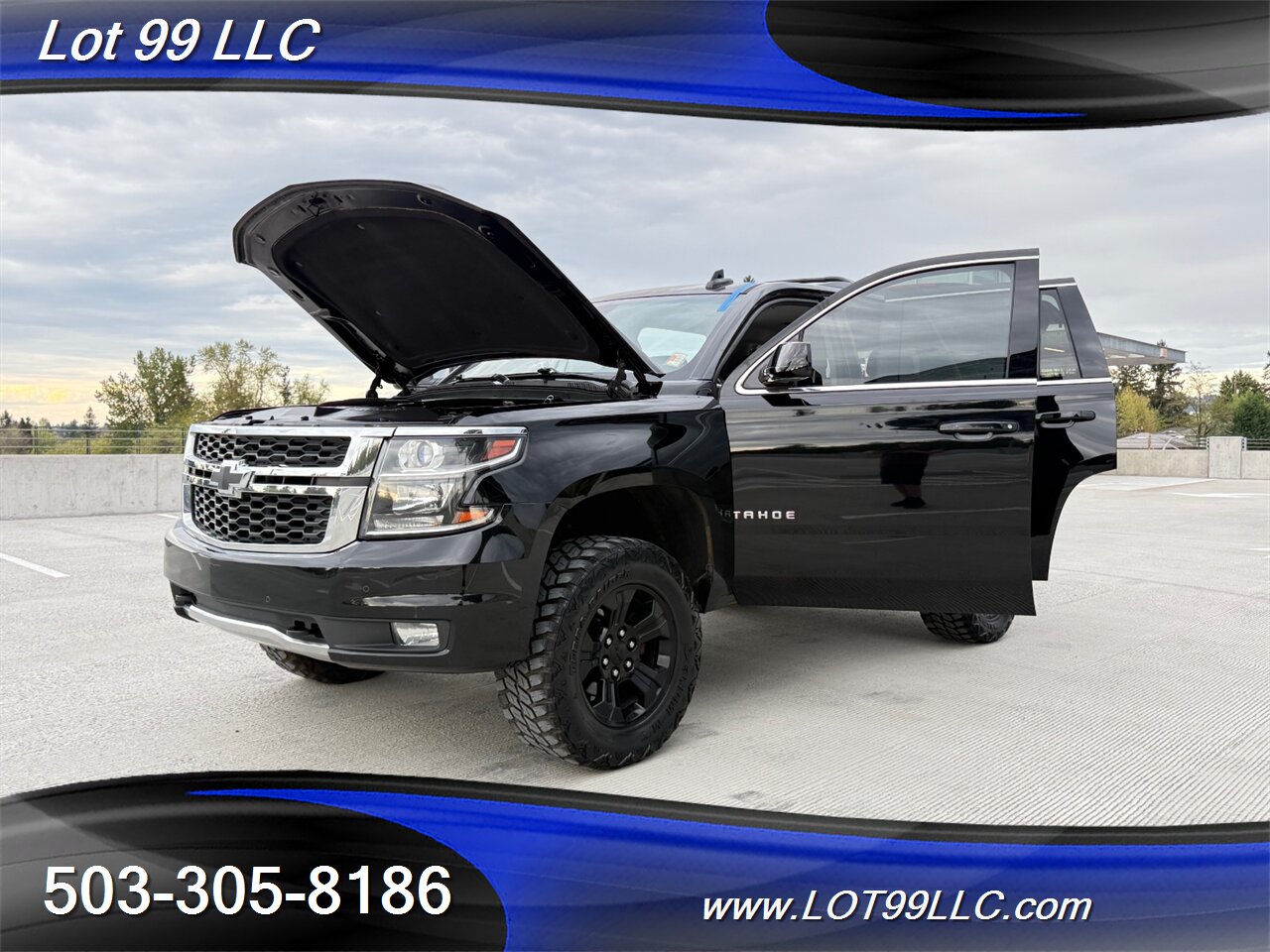 2017 Chevrolet Tahoe LT  Z71 4x4 126k LIFTED 33 " Offroad Tires Quad  Buckets (Captains) 3rd Row Leather Navi Cam BOSE Tow Package - Photo 27 - Milwaukie, OR 97267