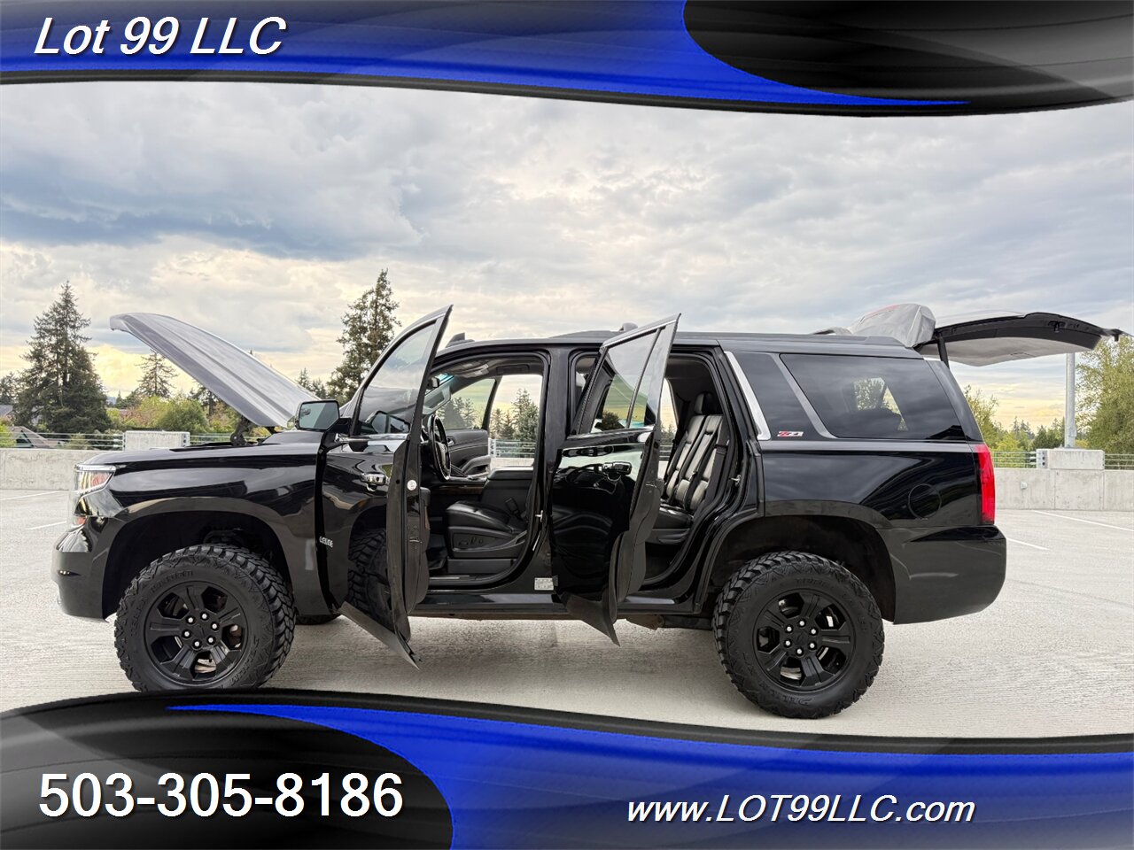 2017 Chevrolet Tahoe LT  Z71 4x4 126k LIFTED 33 " Offroad Tires Quad  Buckets (Captains) 3rd Row Leather Navi Cam BOSE Tow Package - Photo 21 - Milwaukie, OR 97267