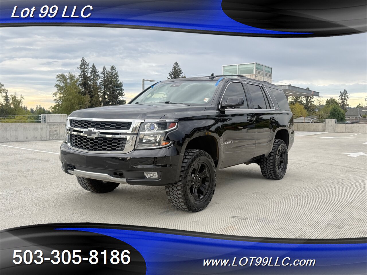 2017 Chevrolet Tahoe LT  Z71 4x4 126k LIFTED 33 " Offroad Tires Quad  Buckets (Captains) 3rd Row Leather Navi Cam BOSE Tow Package - Photo 2 - Milwaukie, OR 97267