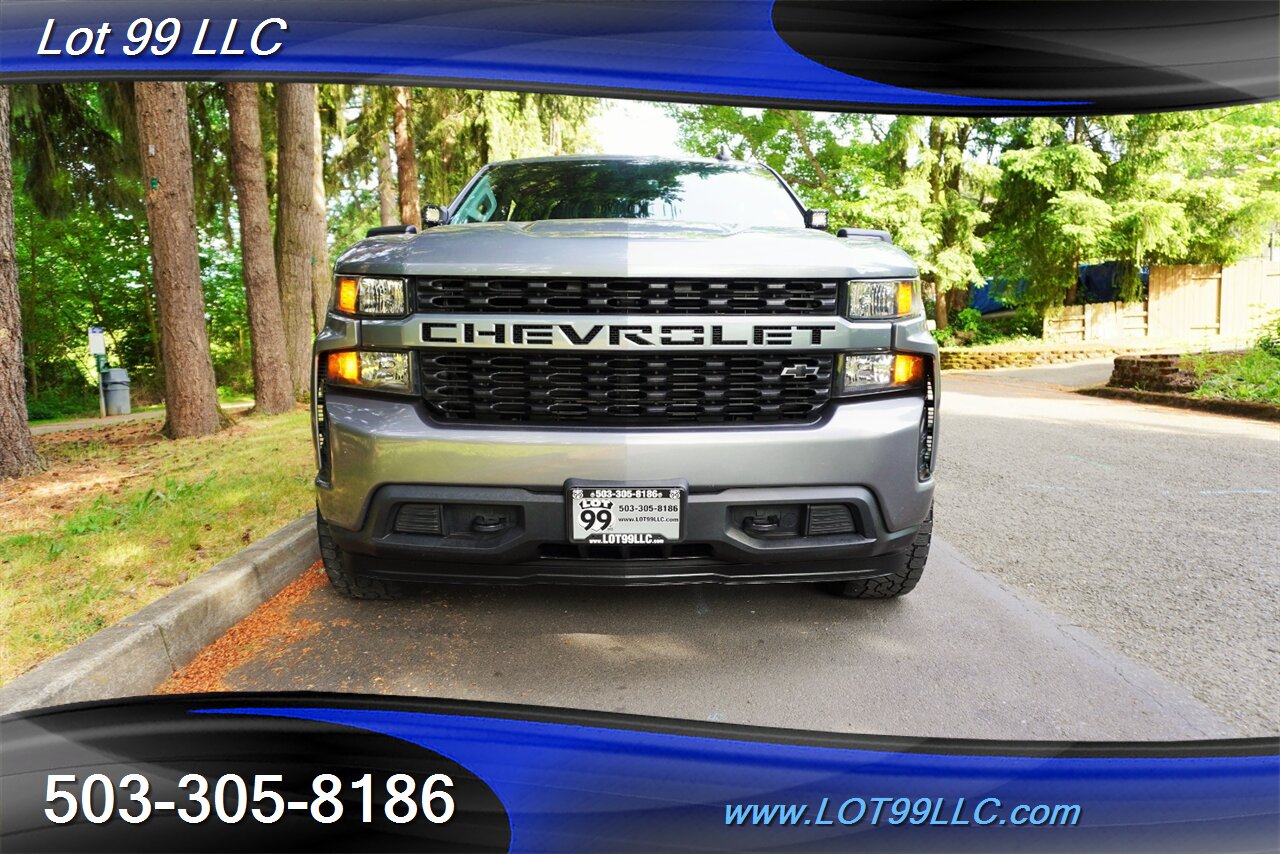 2021 Chevrolet Silverado 1500 Custom 4X4 Crew Cab Auto Short Bed LIFTED 20  Black Wheels OFF ROAD TIRES 2 OWNERS - Photo 6 - Milwaukie, OR 97267