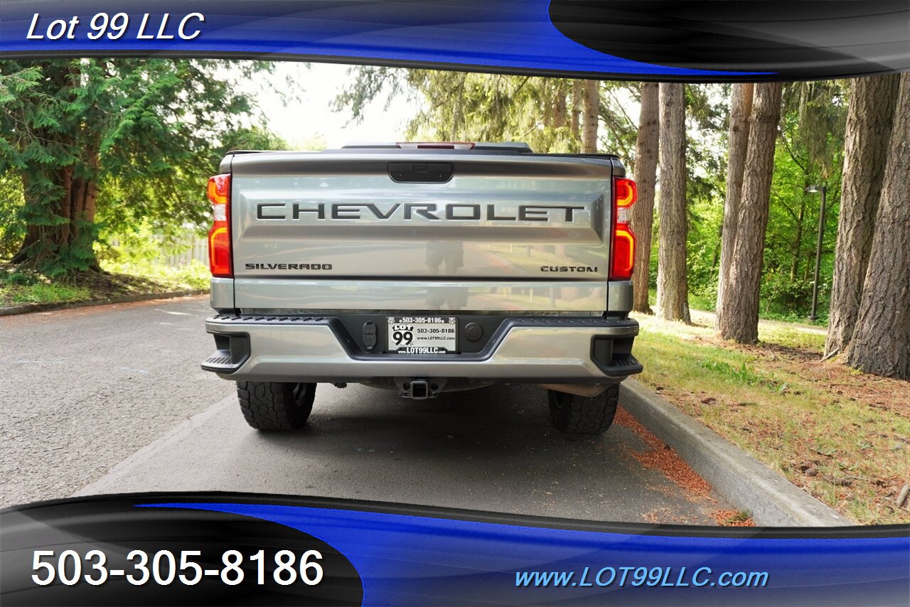 2021 Chevrolet Silverado 1500 Custom 4X4 Crew Cab Auto Short Bed LIFTED 20  Black Wheels OFF ROAD TIRES 2 OWNERS - Photo 10 - Milwaukie, OR 97267