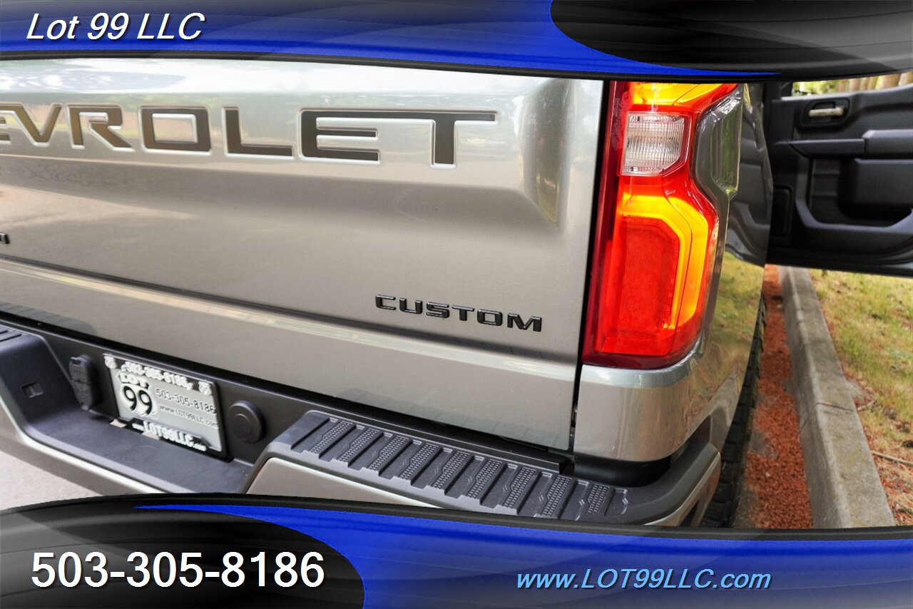 2021 Chevrolet Silverado 1500 Custom 4X4 Crew Cab Auto Short Bed LIFTED 20  Black Wheels OFF ROAD TIRES 2 OWNERS - Photo 31 - Milwaukie, OR 97267