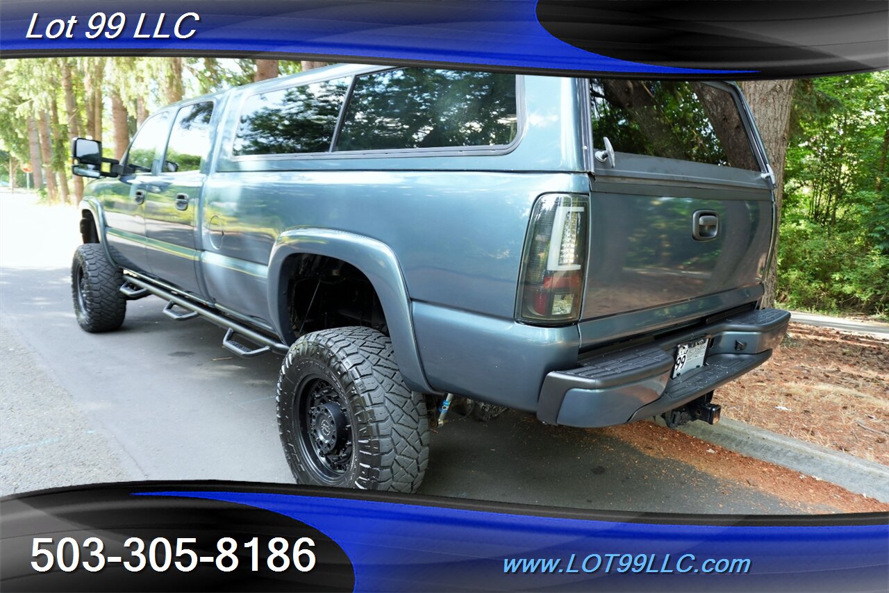 2007 Chevrolet Silverado 3500 LT2 4dr Crew Cab 4X4 6.6L Duramax LONG BED Lifted Black Wheels Newer Tires Matching Color Canopy - Photo 11 - Milwaukie, OR 97267