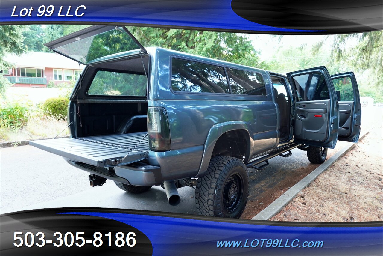 2007 Chevrolet Silverado 3500 LT2 4dr Crew Cab 4X4 6.6L Duramax LONG BED Lifted Black Wheels Newer Tires Matching Color Canopy - Photo 27 - Milwaukie, OR 97267