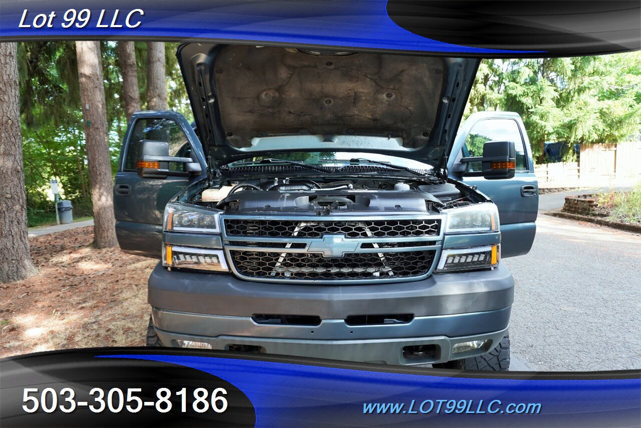 2007 Chevrolet Silverado 3500 LT2 4dr Crew Cab 4X4 6.6L Duramax LONG BED Lifted Black Wheels Newer Tires Matching Color Canopy - Photo 24 - Milwaukie, OR 97267