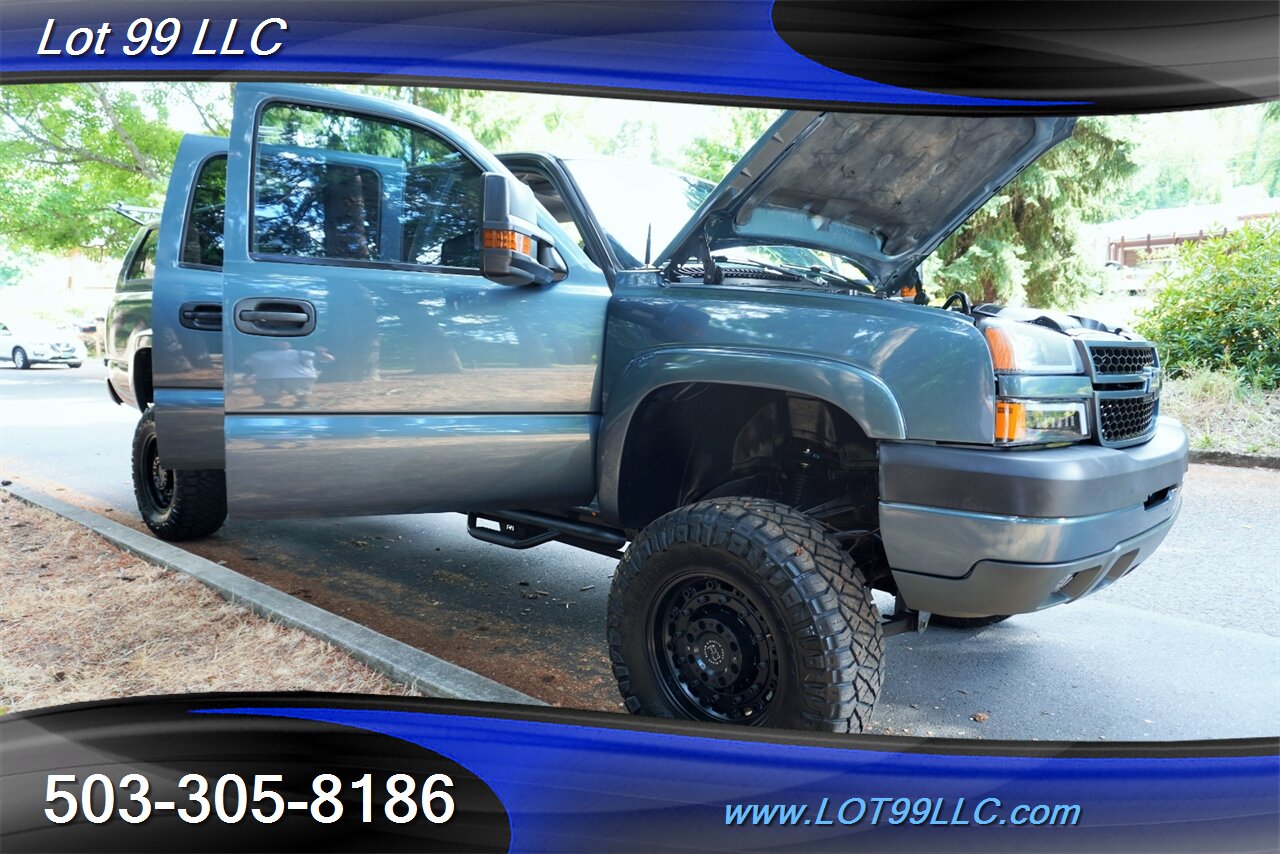 2007 Chevrolet Silverado 3500 LT2 4dr Crew Cab 4X4 6.6L Duramax LONG BED Lifted Black Wheels Newer Tires Matching Color Canopy - Photo 25 - Milwaukie, OR 97267