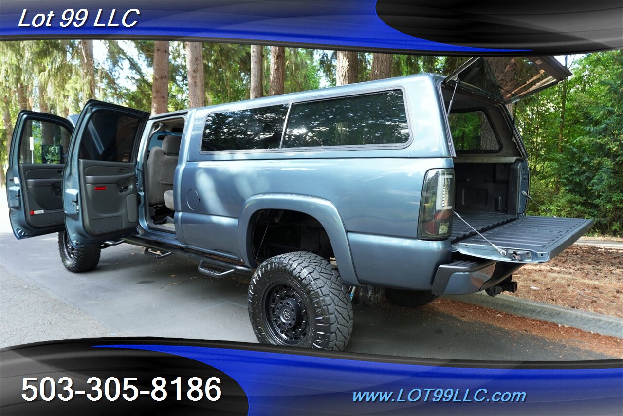 2007 Chevrolet Silverado 3500 LT2 4dr Crew Cab 4X4 6.6L Duramax LONG BED Lifted Black Wheels Newer Tires Matching Color Canopy - Photo 30 - Milwaukie, OR 97267