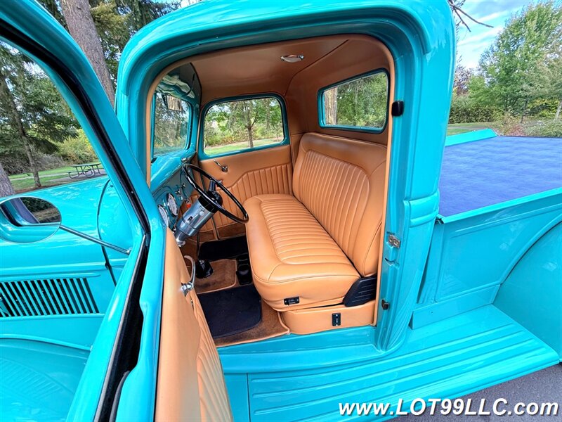 1937 Ford F-100 Flathead V8 Restored Stromberg 97 Carbs  Offenhauser Heads Tilt Colum