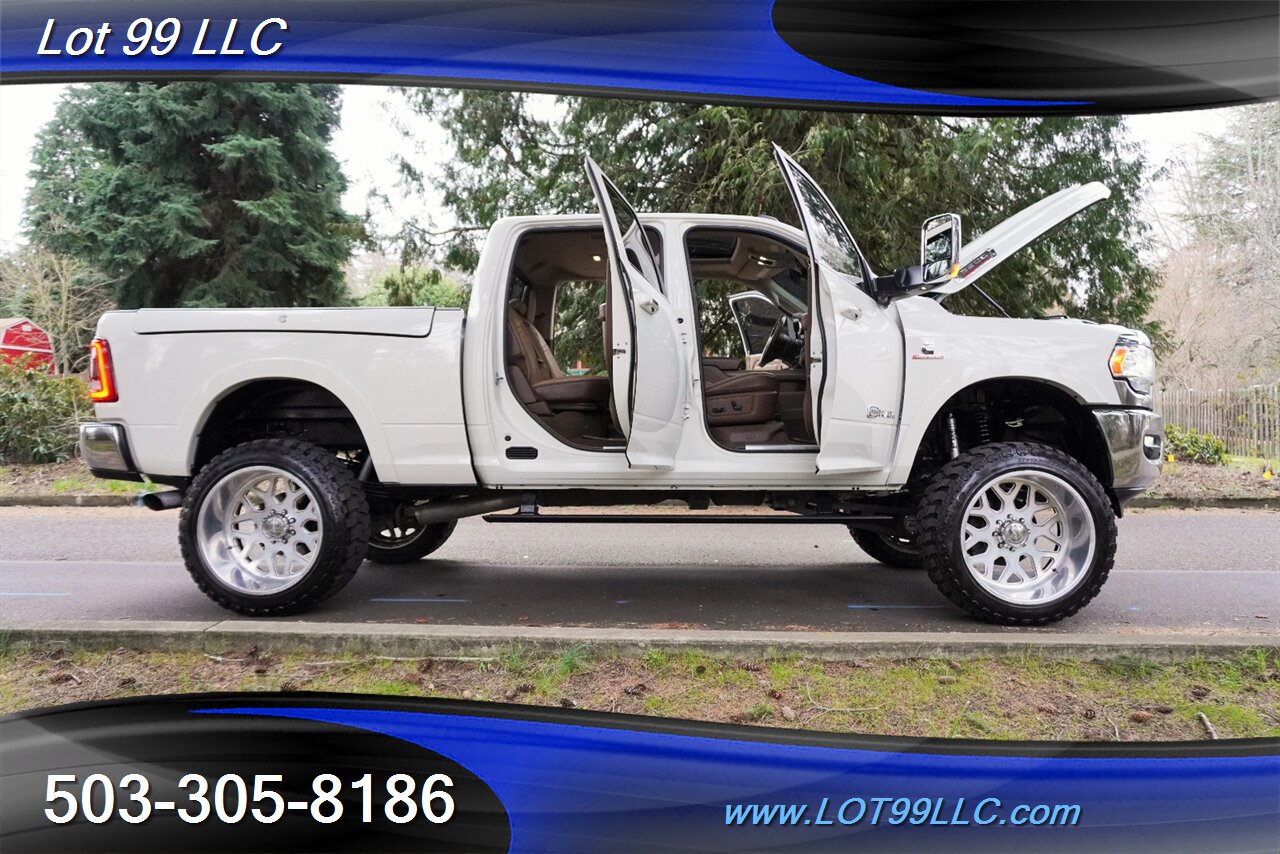 2019 RAM 3500 Laramie Longhorn 4X4 6.7L Cummins ZONE OFF ROAD LIFT FOX SHOCKS 24X14 AMERICAN FORCES NEW 37S TIRES - Photo 31 - Milwaukie, OR 97267