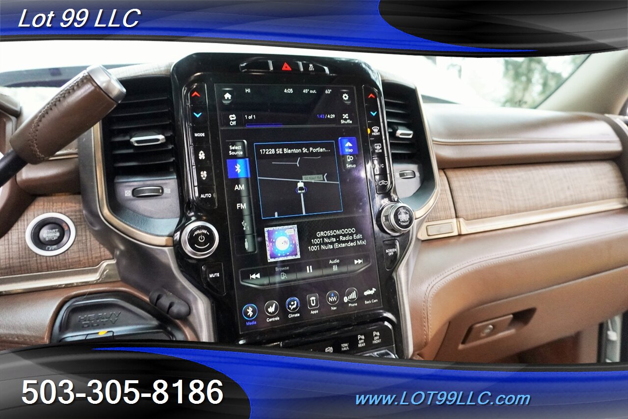 2019 RAM 3500 Laramie Longhorn 4X4 6.7L Cummins ZONE OFF ROAD LIFT FOX SHOCKS 24X14 AMERICAN FORCES NEW 37S TIRES - Photo 22 - Milwaukie, OR 97267