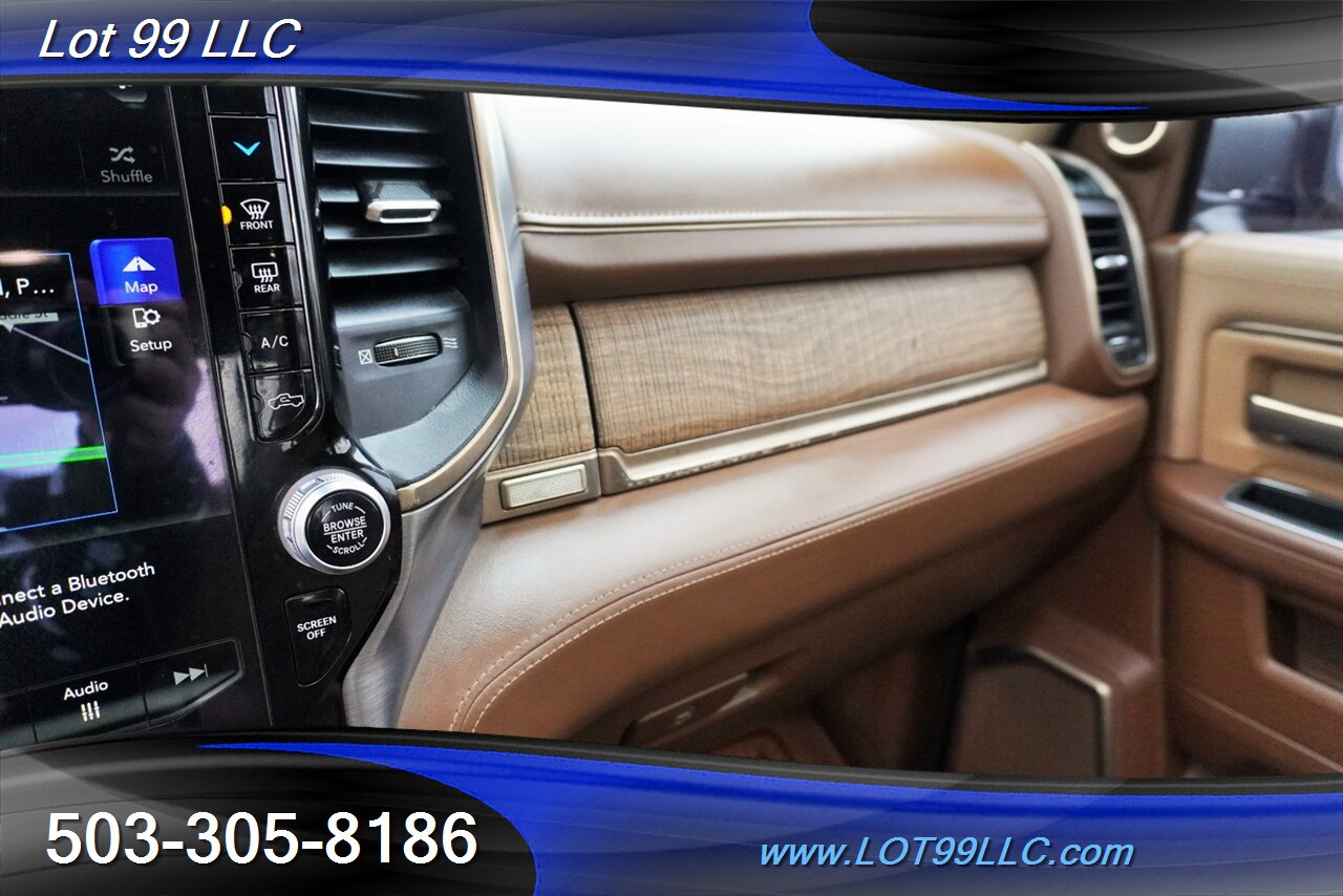 2019 RAM 3500 Laramie Longhorn 4X4 6.7L Cummins ZONE OFF ROAD LIFT FOX SHOCKS 24X14 AMERICAN FORCES NEW 37S TIRES - Photo 45 - Milwaukie, OR 97267