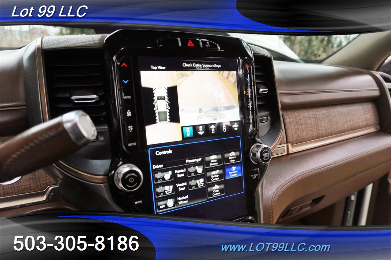 2019 RAM 3500 Laramie Longhorn 4X4 6.7L Cummins ZONE OFF ROAD LIFT FOX SHOCKS 24X14 AMERICAN FORCES NEW 37S TIRES - Photo 28 - Milwaukie, OR 97267