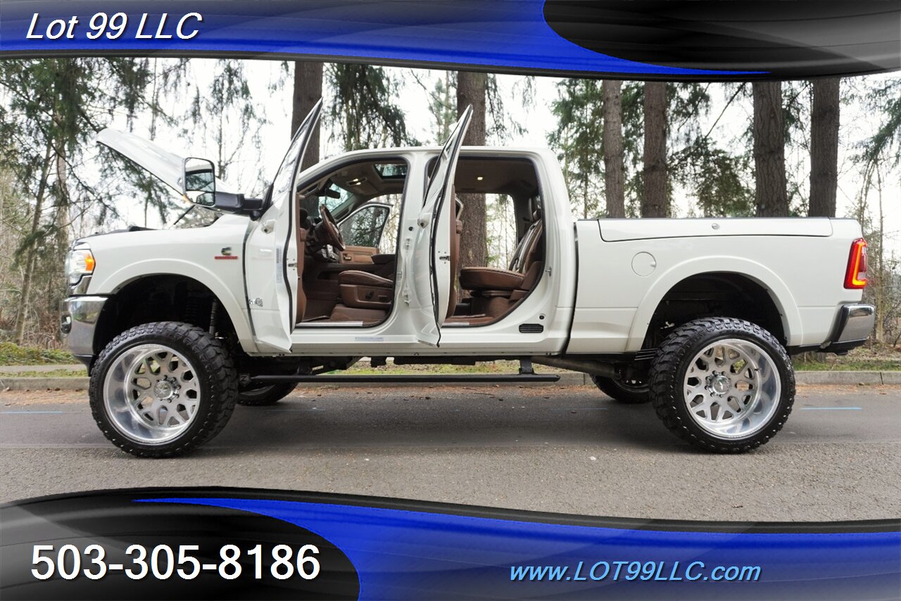 2019 RAM 3500 Laramie Longhorn 4X4 6.7L Cummins ZONE OFF ROAD LIFT FOX SHOCKS 24X14 AMERICAN FORCES NEW 37S TIRES - Photo 29 - Milwaukie, OR 97267