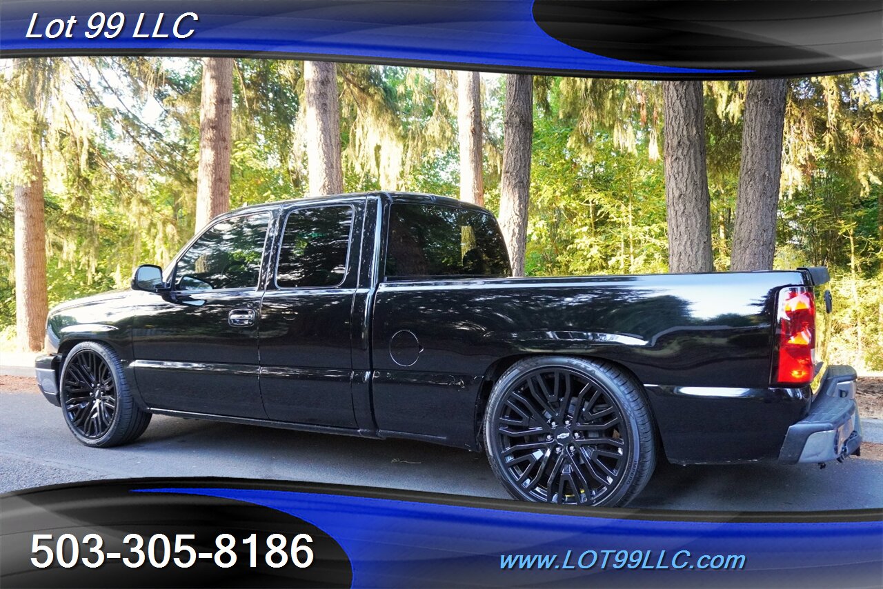 2006 Chevrolet Silverado 1500 LT1 Extended Cab Only 90K Low Miles Tinted Windows  Big SCREEN Black 24 Wheels Like New Tires LOWERED SUPER CLEAN - Photo 11 - Milwaukie, OR 97267