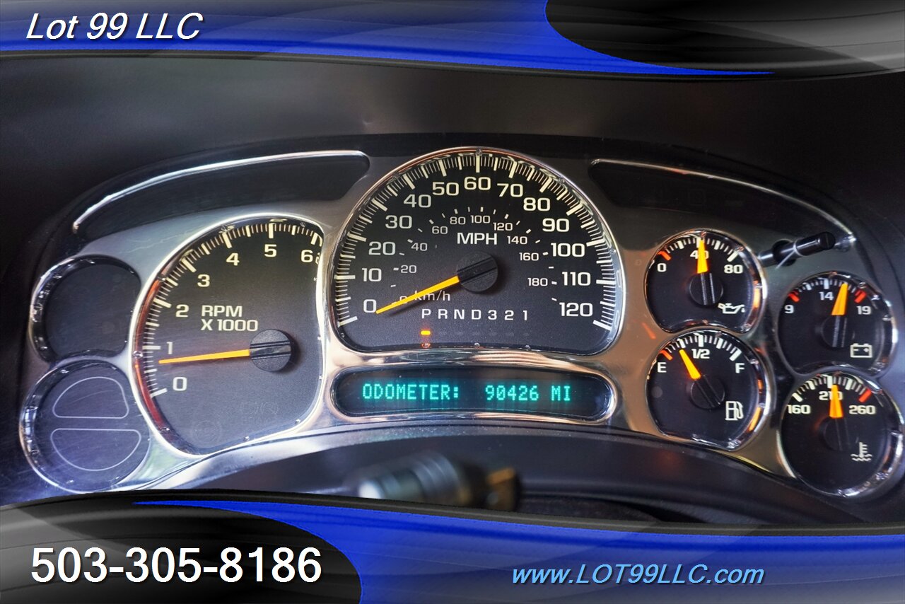 2006 Chevrolet Silverado 1500 LT1 Extended Cab Only 90K Low Miles Tinted Windows  Big SCREEN Black 24 Wheels Like New Tires LOWERED SUPER CLEAN - Photo 22 - Milwaukie, OR 97267