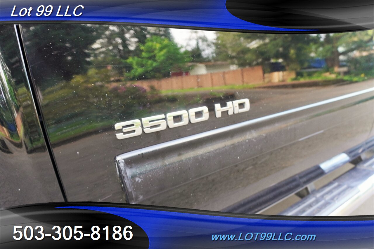 2013 Chevrolet Silverado 3500 HD LTZ 4X4 6.6L Duramax Heated Leather Moon Roof  Short Bed LIFTED Black 20 Wheels NEW TIRES 1 OWNER - Photo 35 - Milwaukie, OR 97267