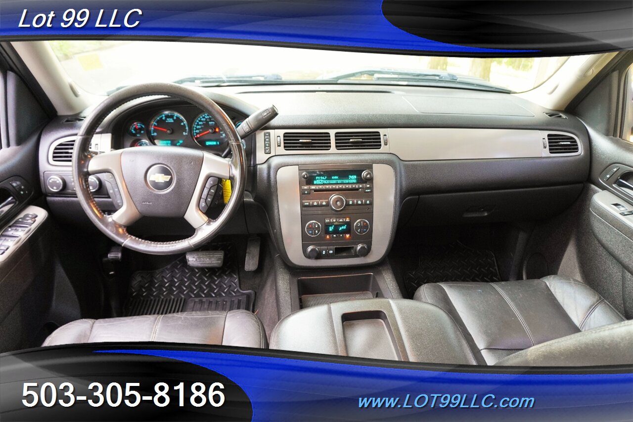 2013 Chevrolet Silverado 3500 HD LTZ 4X4 6.6L Duramax Heated Leather Moon Roof  Short Bed LIFTED Black 20 Wheels NEW TIRES 1 OWNER - Photo 2 - Milwaukie, OR 97267
