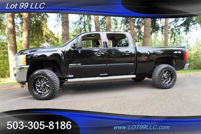 2013 Chevrolet Silverado 3500 HD LTZ 4X4 6.6L Duramax Heated Leather Moon Roof  Short Bed LIFTED Black 20 Wheels NEW TIRES 1 OWNER - Photo 5 - Milwaukie, OR 97267