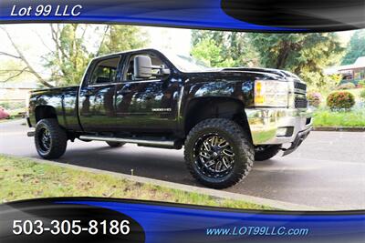 2013 Chevrolet Silverado 3500 HD LTZ 4X4 6.6L Duramax Heated Leather Moon Roof  Short Bed LIFTED Black 20 Wheels NEW TIRES 1 OWNER - Photo 7 - Milwaukie, OR 97267