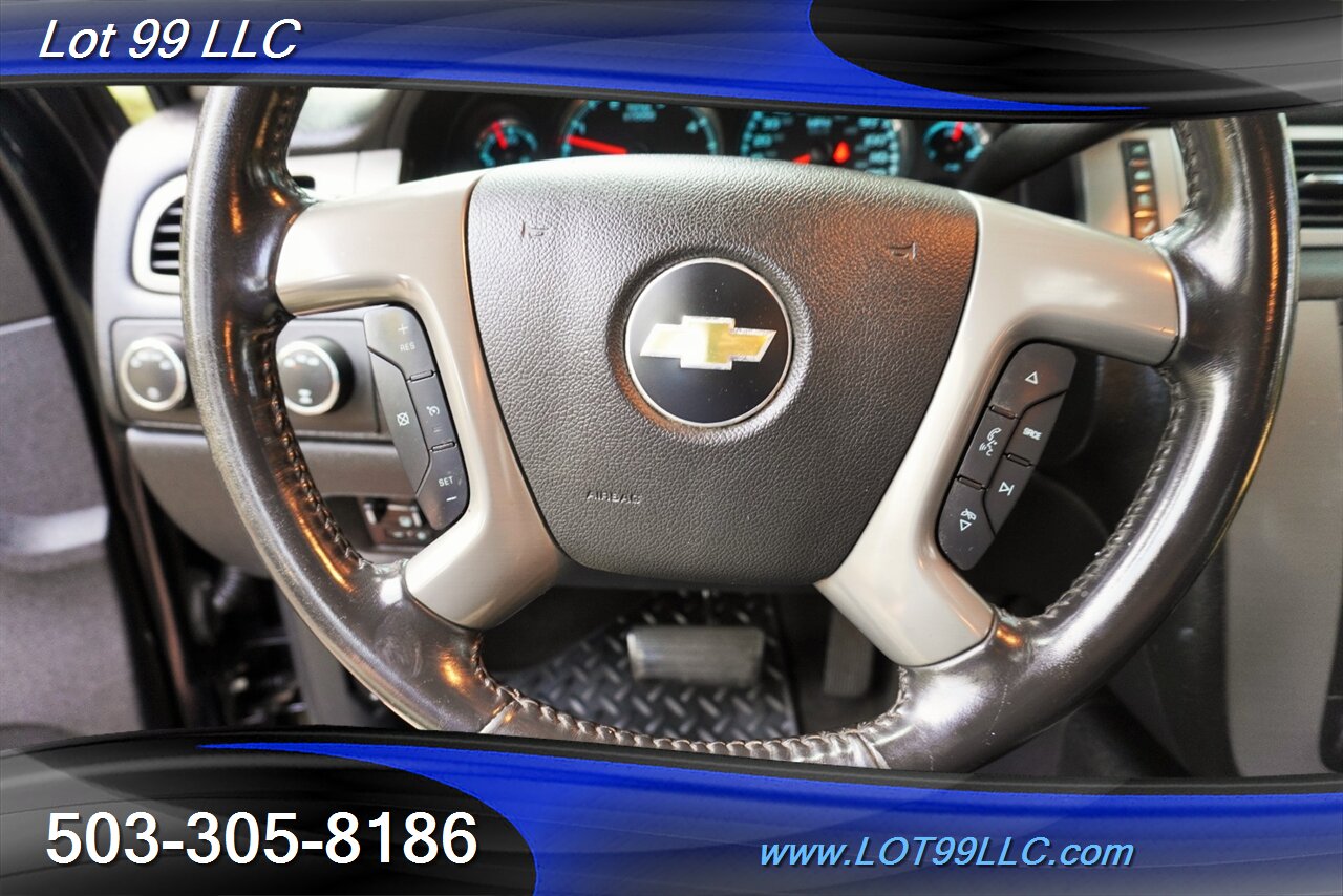 2013 Chevrolet Silverado 3500 HD LTZ 4X4 6.6L Duramax Heated Leather Moon Roof  Short Bed LIFTED Black 20 Wheels NEW TIRES 1 OWNER - Photo 23 - Milwaukie, OR 97267
