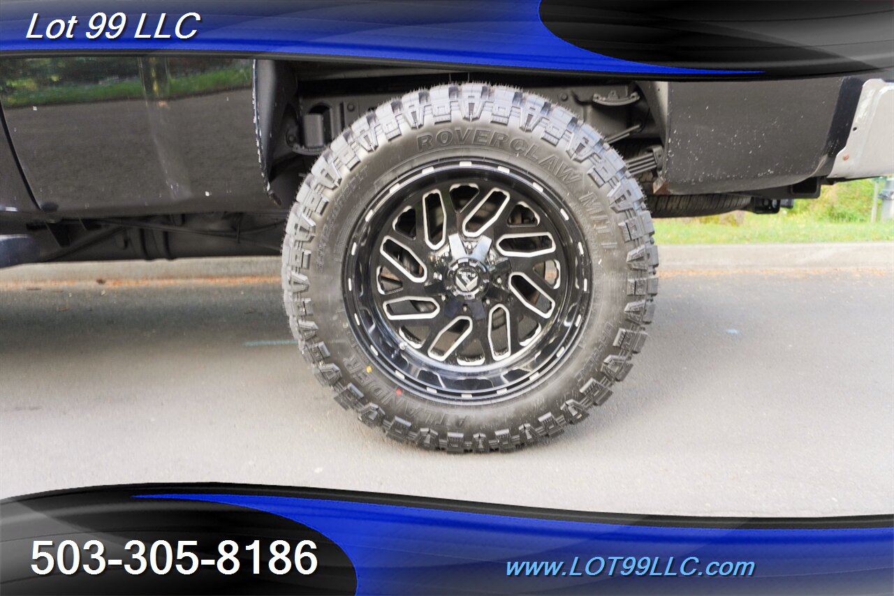 2013 Chevrolet Silverado 3500 HD LTZ 4X4 6.6L Duramax Heated Leather Moon Roof  Short Bed LIFTED Black 20 Wheels NEW TIRES 1 OWNER - Photo 24 - Milwaukie, OR 97267