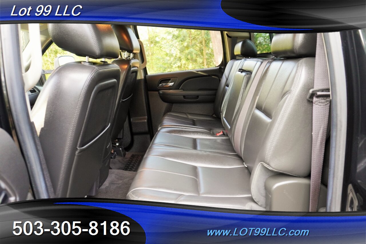2013 Chevrolet Silverado 3500 HD LTZ 4X4 6.6L Duramax Heated Leather Moon Roof  Short Bed LIFTED Black 20 Wheels NEW TIRES 1 OWNER - Photo 14 - Milwaukie, OR 97267