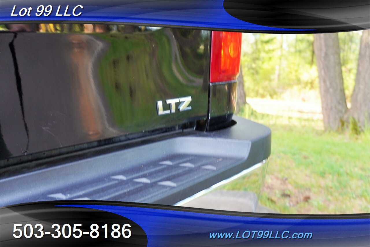 2013 Chevrolet Silverado 3500 HD LTZ 4X4 6.6L Duramax Heated Leather Moon Roof  Short Bed LIFTED Black 20 Wheels NEW TIRES 1 OWNER - Photo 31 - Milwaukie, OR 97267
