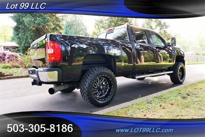 2013 Chevrolet Silverado 3500 HD LTZ 4X4 6.6L Duramax Heated Leather Moon Roof  Short Bed LIFTED Black 20 Wheels NEW TIRES 1 OWNER - Photo 9 - Milwaukie, OR 97267