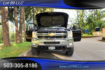 2013 Chevrolet Silverado 3500 HD LTZ 4X4 6.6L Duramax Heated Leather Moon Roof  Short Bed LIFTED Black 20 Wheels NEW TIRES 1 OWNER - Photo 28 - Milwaukie, OR 97267