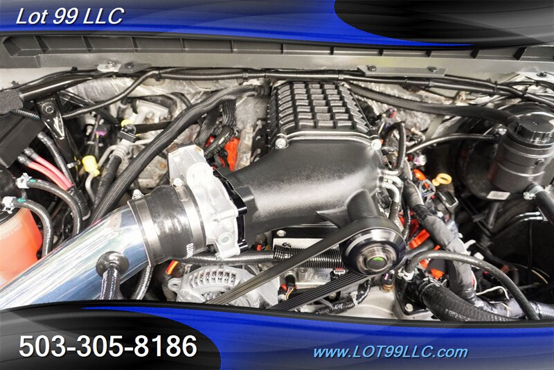 2016 Chevrolet Silverado 1500 LT 4X4 V85.3L SUPERCHARGED Headers Exhaust Air  Intake Premium Wheels Newer Tires