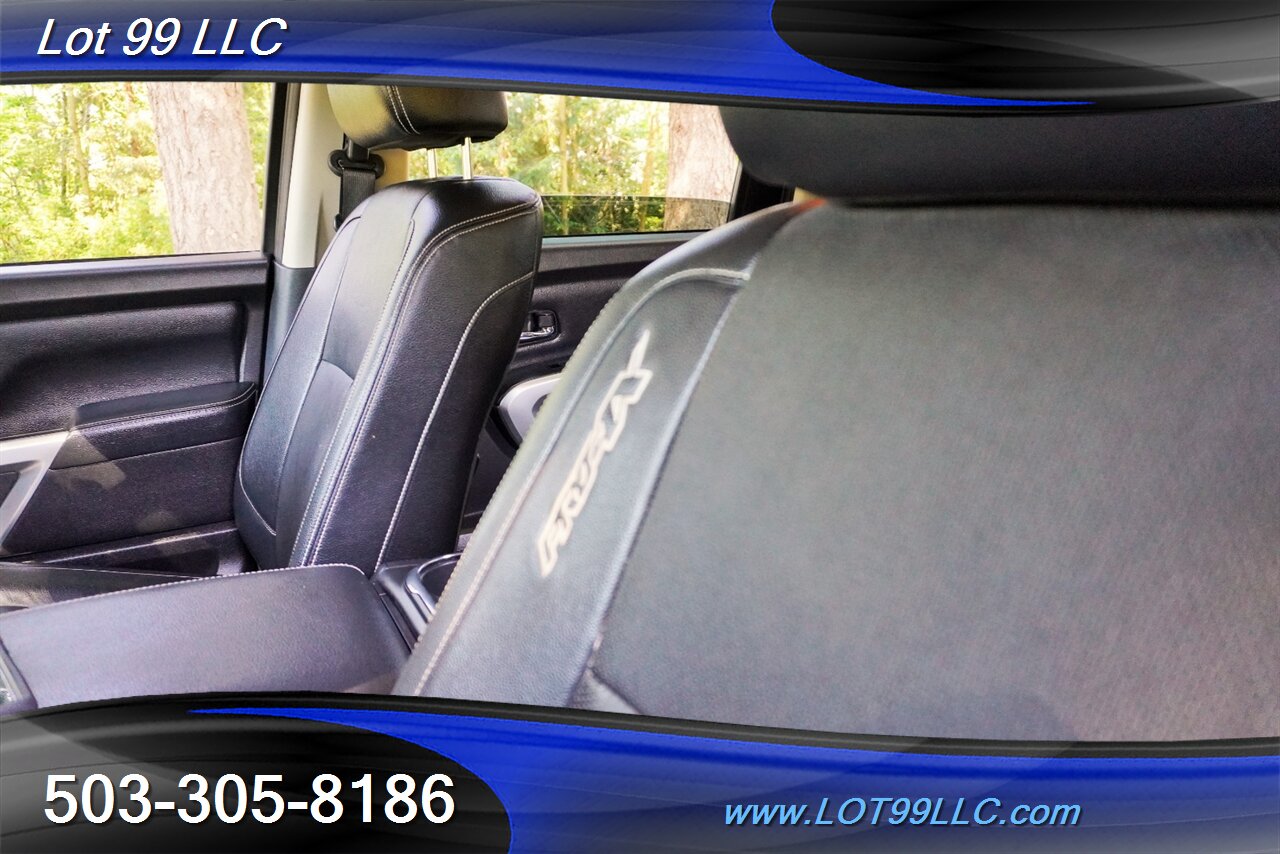 2019 Nissan Titan PRO-4X 4x4 V8 5.5L Auto Heated Leather Seats GPS  Premium Wheels NEW TIRES Local Trade - Photo 42 - Milwaukie, OR 97267
