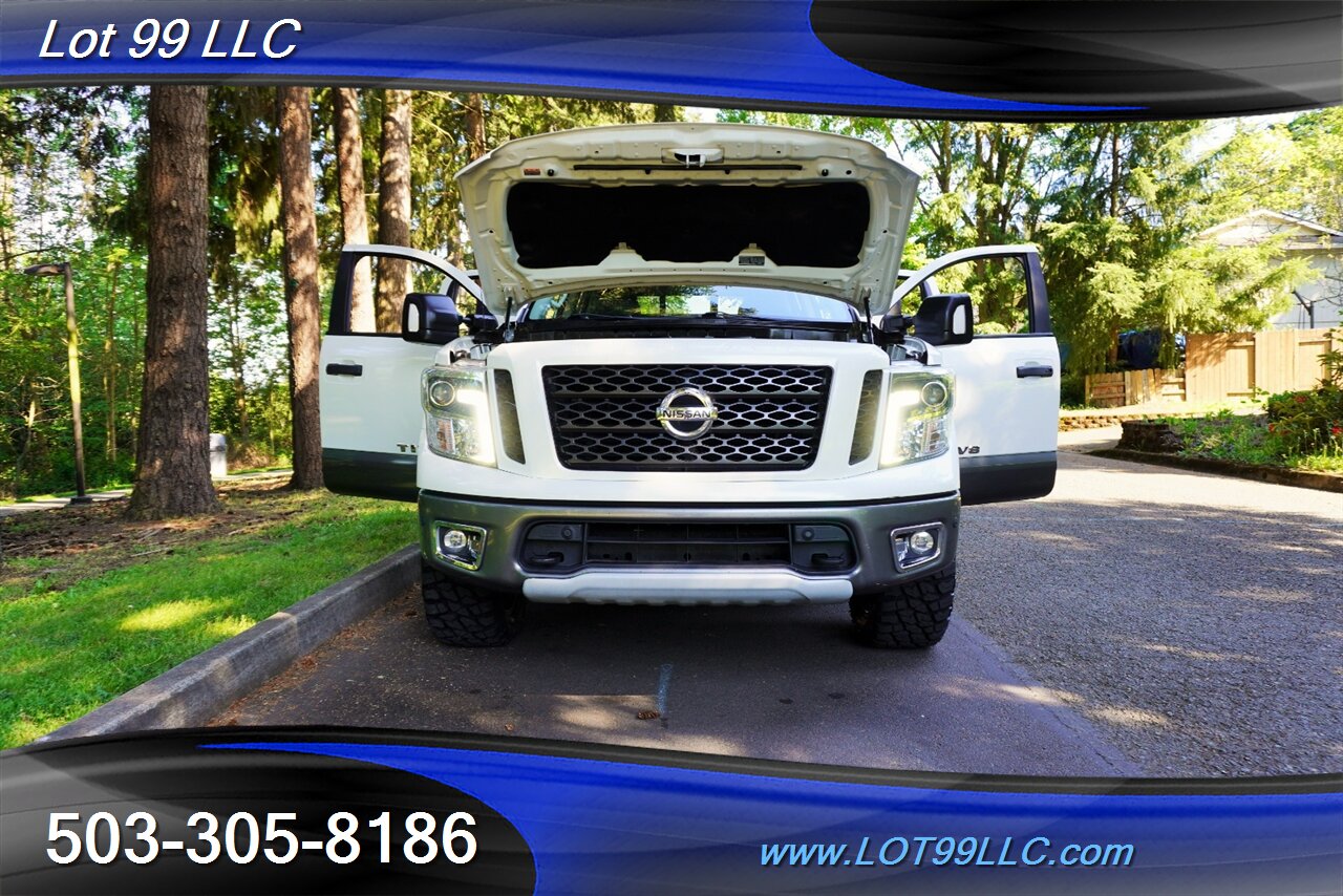 2019 Nissan Titan PRO-4X 4x4 V8 5.5L Auto Heated Leather Seats GPS  Premium Wheels NEW TIRES Local Trade - Photo 31 - Milwaukie, OR 97267
