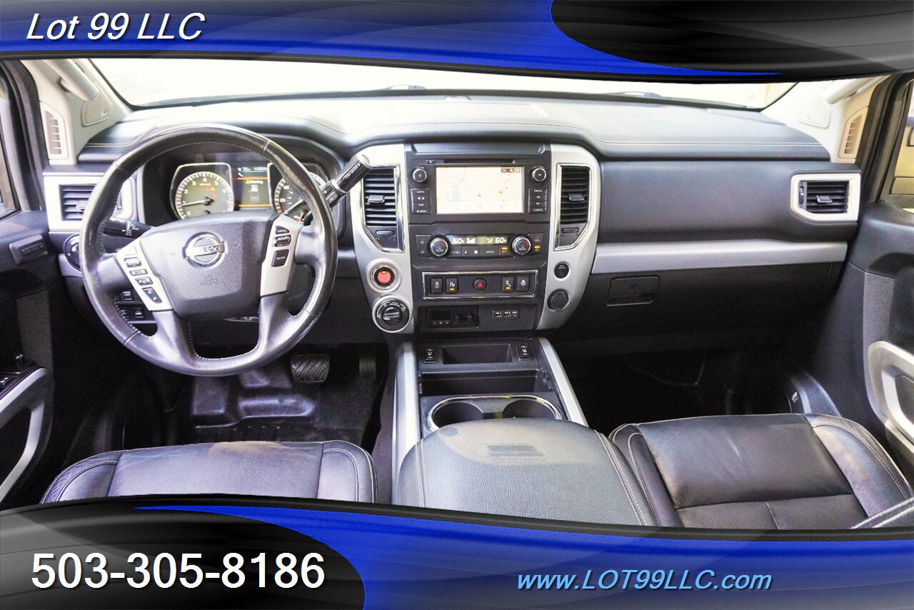 2019 Nissan Titan PRO-4X 4x4 V8 5.5L Auto Heated Leather Seats GPS  Premium Wheels NEW TIRES Local Trade - Photo 2 - Milwaukie, OR 97267