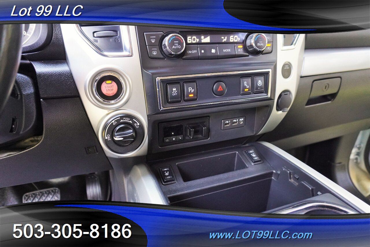 2019 Nissan Titan PRO-4X 4x4 V8 5.5L Auto Heated Leather Seats GPS  Premium Wheels NEW TIRES Local Trade - Photo 24 - Milwaukie, OR 97267
