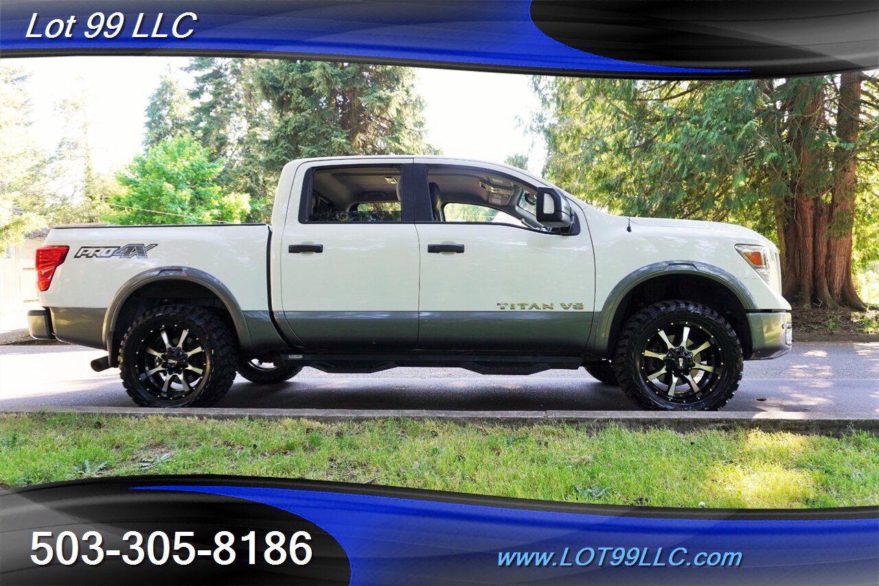 2019 Nissan Titan PRO-4X 4x4 V8 5.5L Auto Heated Leather Seats GPS  Premium Wheels NEW TIRES Local Trade - Photo 8 - Milwaukie, OR 97267