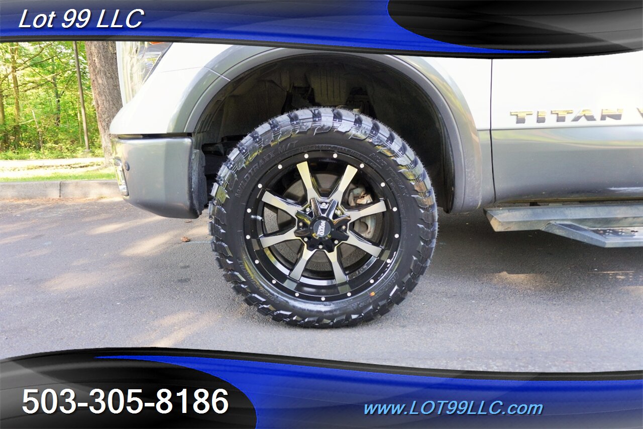 2019 Nissan Titan PRO-4X 4x4 V8 5.5L Auto Heated Leather Seats GPS  Premium Wheels NEW TIRES Local Trade - Photo 3 - Milwaukie, OR 97267
