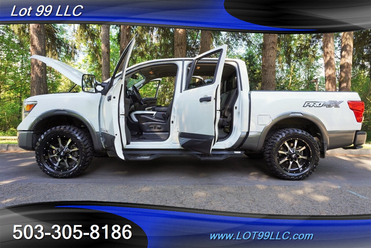 2019 Nissan Titan PRO-4X 4x4 V8 5.5L Auto Heated Leather Seats GPS  Premium Wheels NEW TIRES Local Trade - Photo 30 - Milwaukie, OR 97267