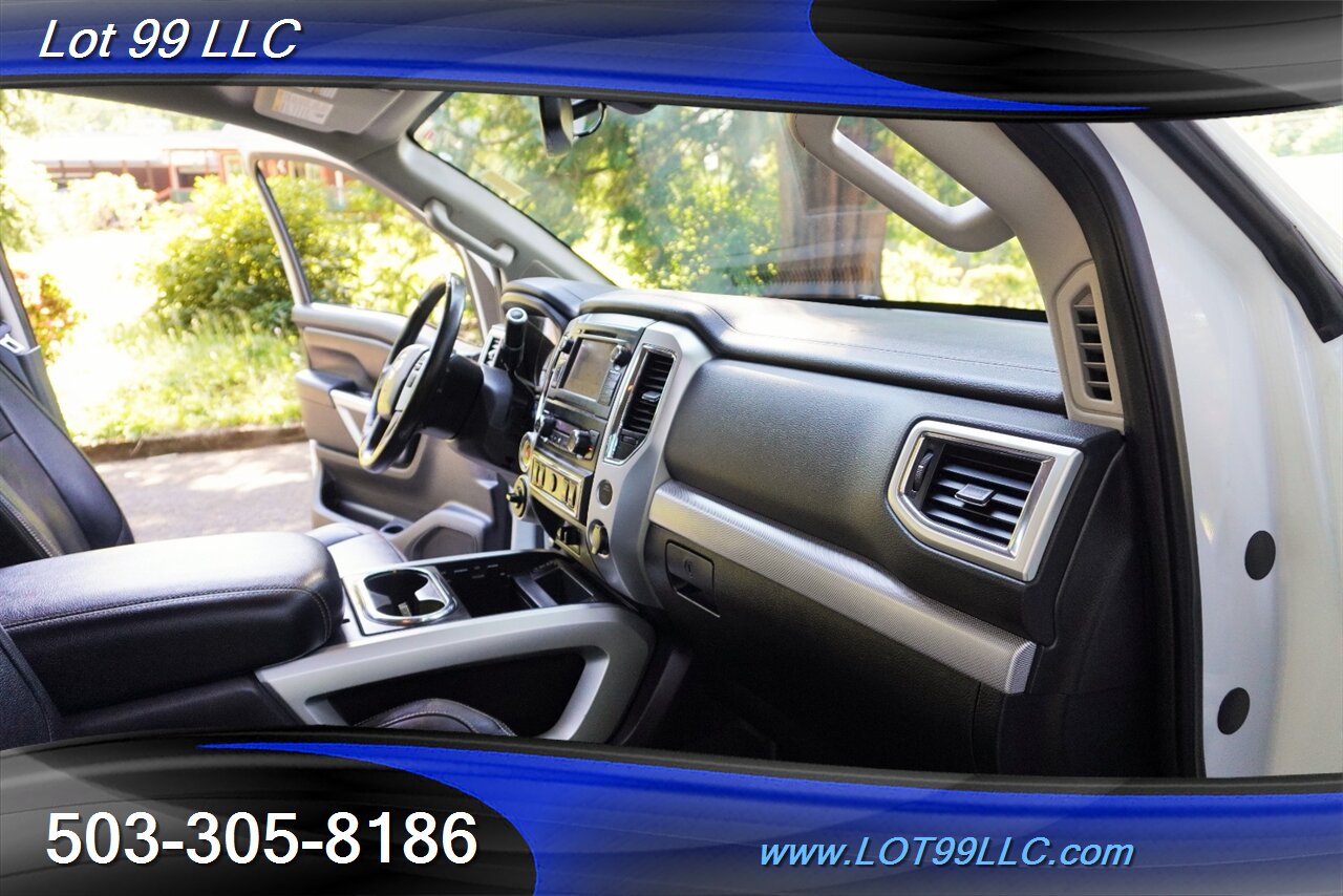 2019 Nissan Titan PRO-4X 4x4 V8 5.5L Auto Heated Leather Seats GPS  Premium Wheels NEW TIRES Local Trade - Photo 19 - Milwaukie, OR 97267