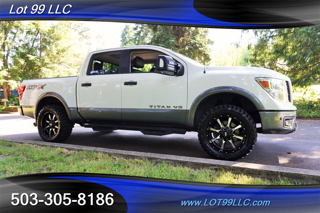 2019 Nissan Titan PRO-4X 4x4 V8 5.5L Auto Heated Leather Seats GPS  Premium Wheels NEW TIRES Local Trade - Photo 7 - Milwaukie, OR 97267