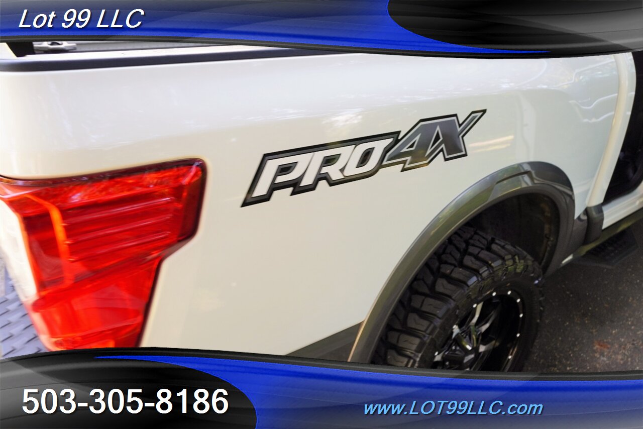 2019 Nissan Titan PRO-4X 4x4 V8 5.5L Auto Heated Leather Seats GPS  Premium Wheels NEW TIRES Local Trade - Photo 37 - Milwaukie, OR 97267