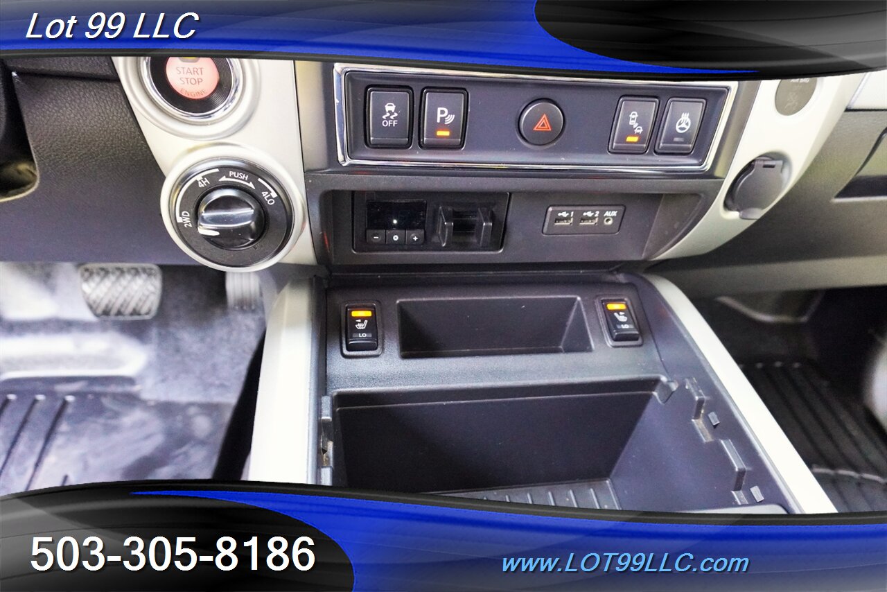 2019 Nissan Titan PRO-4X 4x4 V8 5.5L Auto Heated Leather Seats GPS  Premium Wheels NEW TIRES Local Trade - Photo 25 - Milwaukie, OR 97267