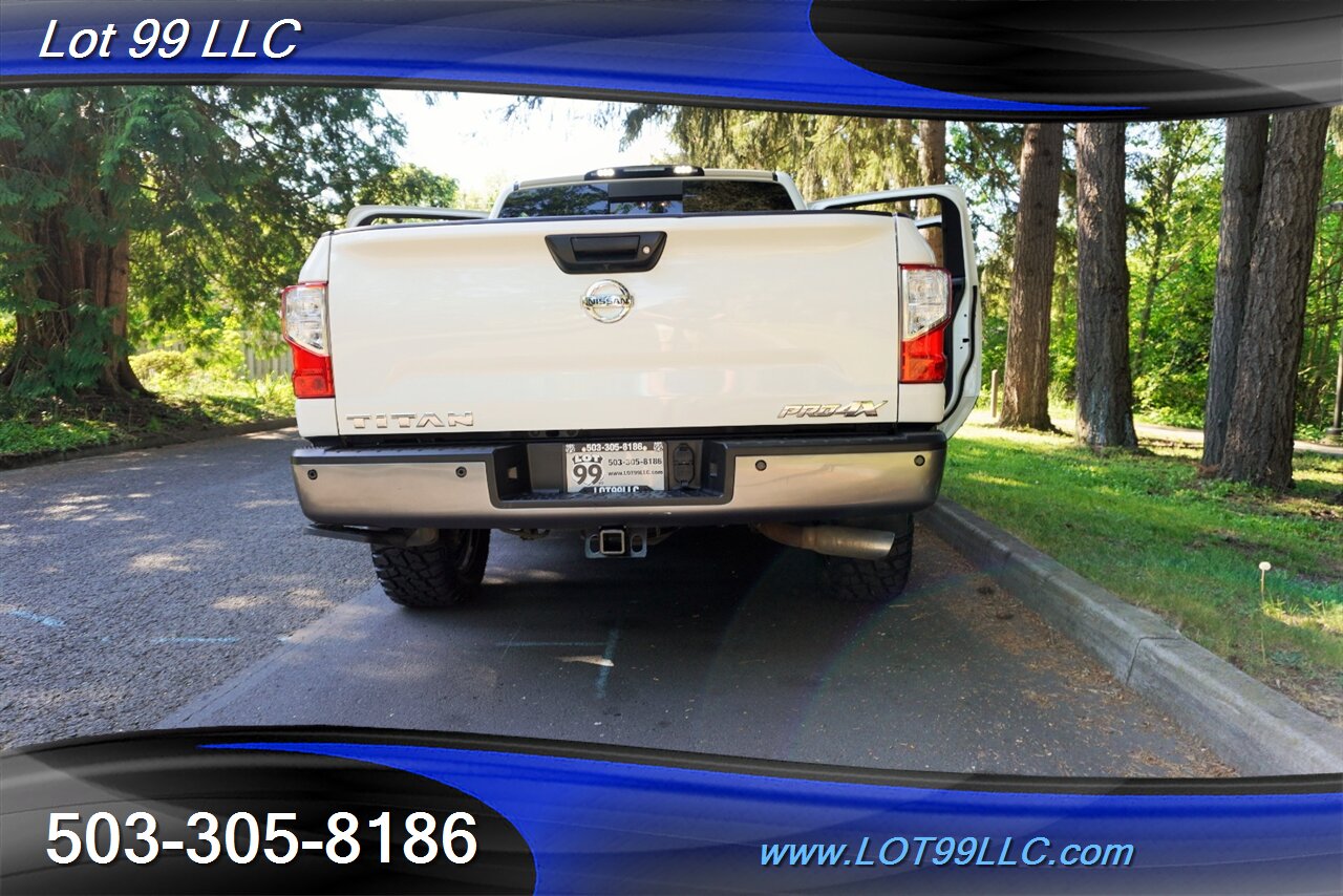 2019 Nissan Titan PRO-4X 4x4 V8 5.5L Auto Heated Leather Seats GPS  Premium Wheels NEW TIRES Local Trade - Photo 33 - Milwaukie, OR 97267
