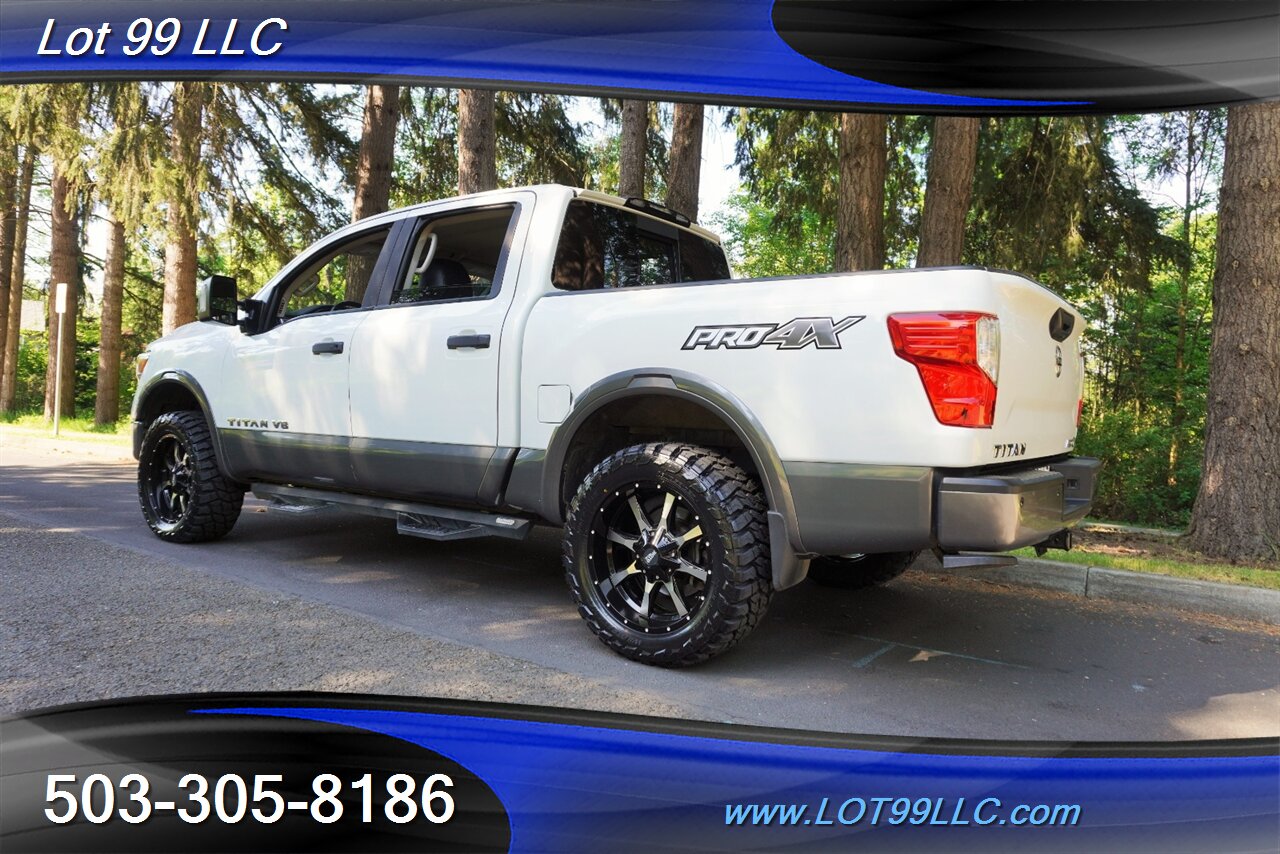 2019 Nissan Titan PRO-4X 4x4 V8 5.5L Auto Heated Leather Seats GPS  Premium Wheels NEW TIRES Local Trade - Photo 11 - Milwaukie, OR 97267